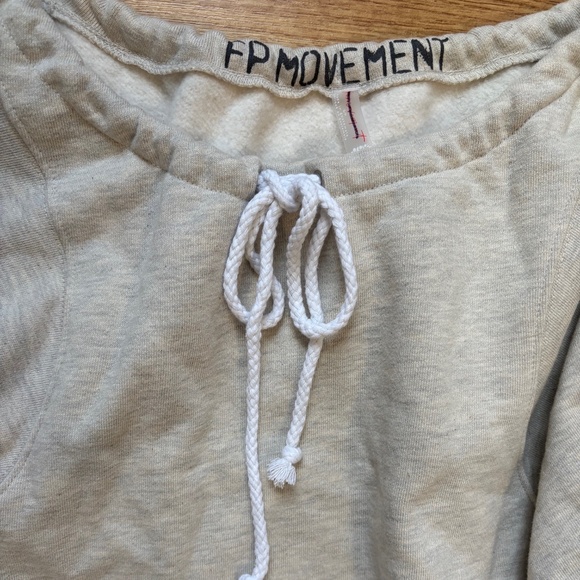 Free People Movement Women’s For The Win Off The Shoulder Sweatshirt - Picture 6 of 15